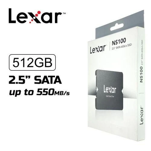 Lexar Lexar, 512GB 2.5” SATA III (6Gb/s) Solid-state Drive (SSD) Hard Disk Drive