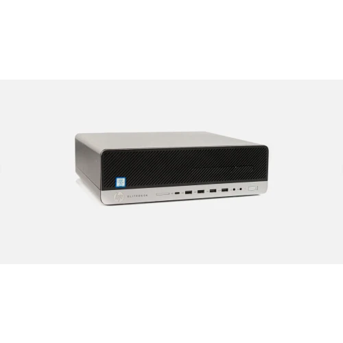 HP EliteDesk 800 G5 Small Form Factor SFF Intel Core i7-8700 (8th Gen); 6 cores, 12 threads; 3.2 GHz base frequency (up to 4.6 GHz with Turbo Boost); 12 MB Cache 8GB RAM 500HDD