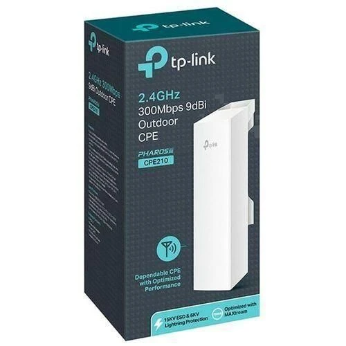 TP Link CPE210 2.4GHz 300Mbps 9dBi Outdoor CPE