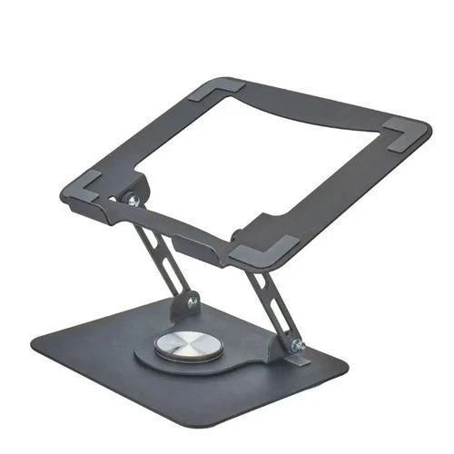 360 Adjustable Metallic Laptop Stand Holder Foldable Portable Tablet Stand Holder For Office,Meeting,Projector Book Stand Holder-