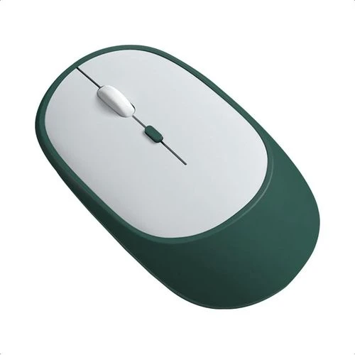 Wireless Cool Bluetooth 5.0 + 2.4G Dual-mode Optical Mouse Rechargeable Mouse -Green