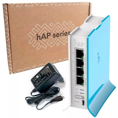 Microtik RB941-2nD-TC hAP Lite 32MB 4 X 10/100 2.4Ghz Router