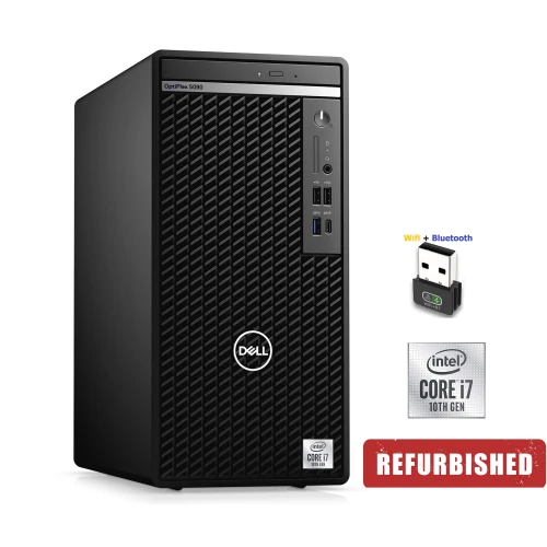 Dell Optiplex 5090 Intel Core i7-10700 8GB RAM 500HDD MT (8 cores, 16 threads, 2.90 GHz base up to 4.80 GHz turbo)