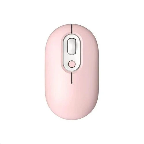Wireless Bluetooth + 2.4G Dual-mode Rechargeable LED Optical Mouse- Pink
