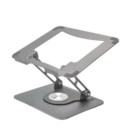 360 Adjustable Metallic Laptop Stand Holder Foldable Portable Tablet Stand Holder For Office,Meeting,Projector & Book Holder