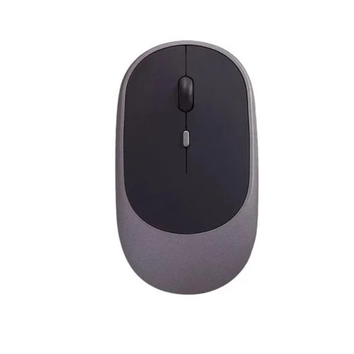 Wireless Cool Bluetooth 5.0 + 2.4G Dual-mode Optical Mouse Rechargeable Mouse- Grey