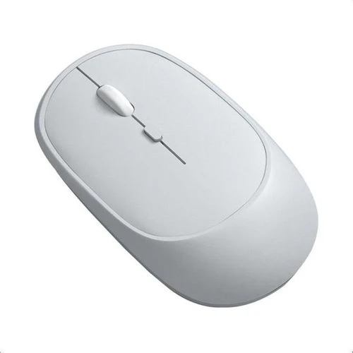 Wireless Cool Bluetooth 5.0 + 2.4G Dual-mode Optical Mouse Rechargeable Mouse- White
