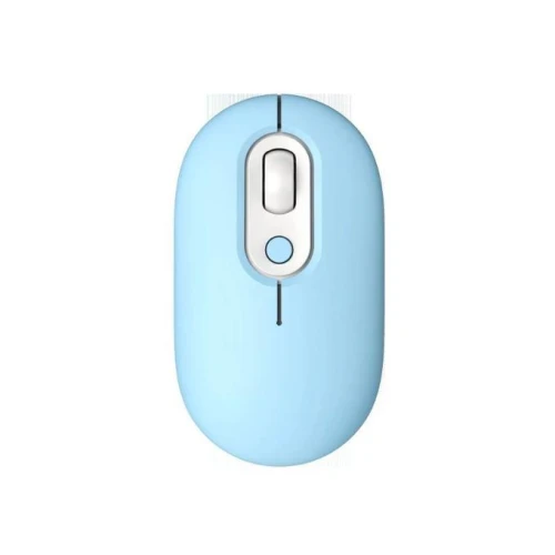 Blue Wireless Bluetooth + 2.4G Dual-mode Rechargeable LED Optical Mouse- Blue