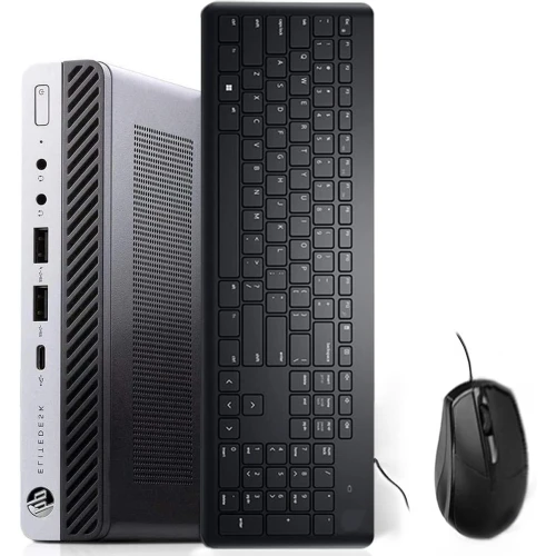HP EliteDesk 800 G4 Mini PC Ultra Slim Intel Core i7-8700T 2.8 GHz 16GB DDR4 512GB SSD WiFi BT Win 11 Pro